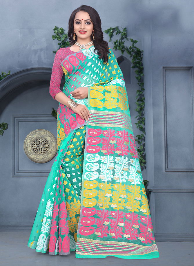 Cotton Fancy Designer Printed Sarees Collection 